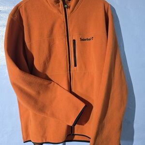 Timberland Vibrant Burnt Orange Fleece Jacket